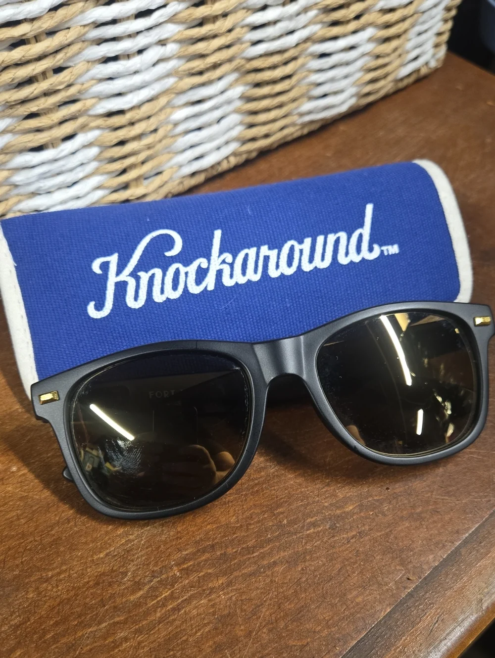 Knockaround Matte Black Sunglasses - Polarized Lenses